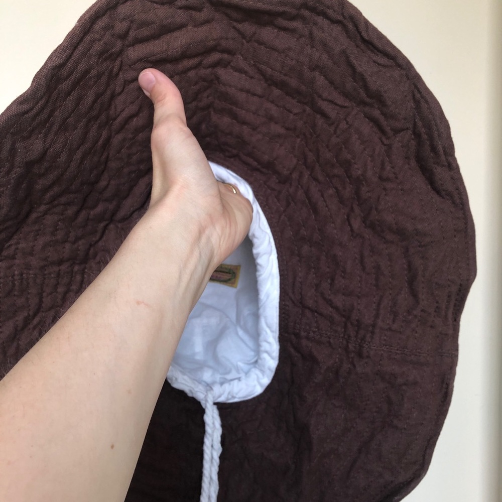 Scala Collezione Handcrafted Linen Summer Hat - image 5